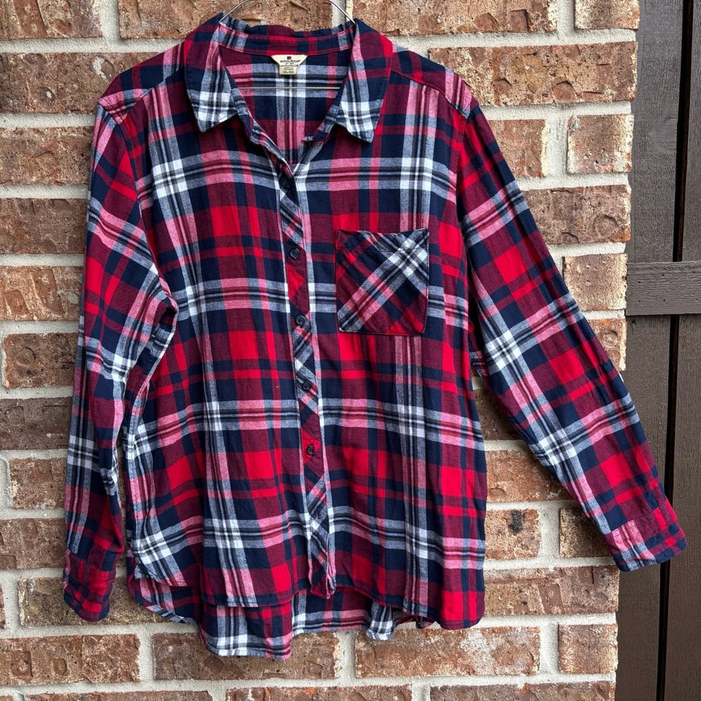 Woolrich Red and black Plaid Shirt